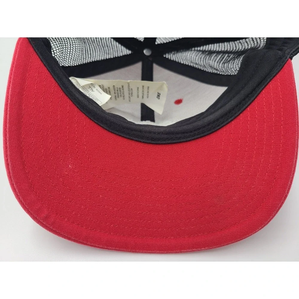 Patagonia Conquerors of the Useless Mesh Trucker‎ Snapback Hat Cap Men Red Black